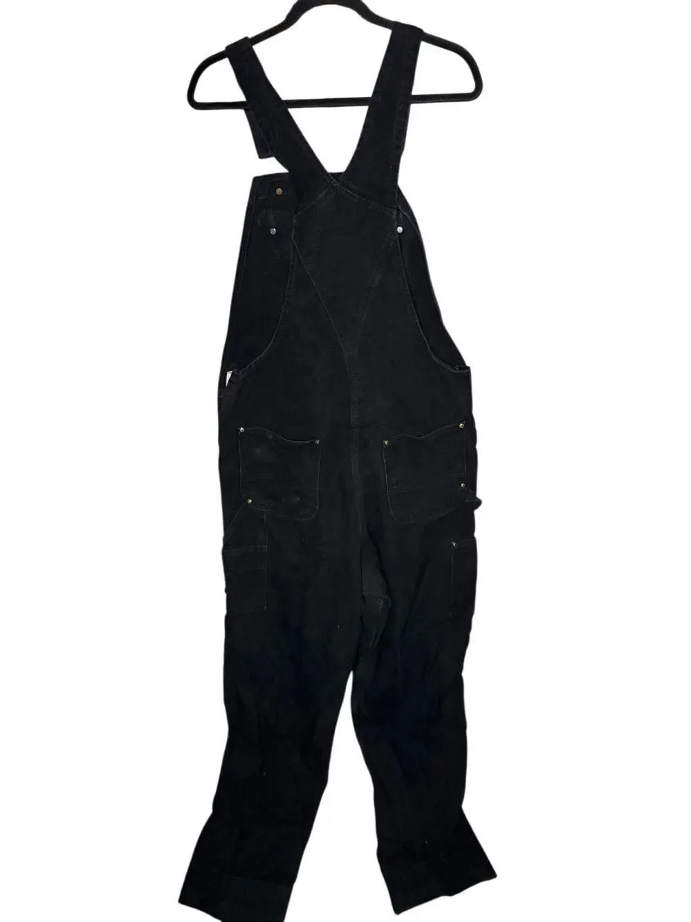Carhartt Iconic R01 Duck Bib Overall Black Size 36X34